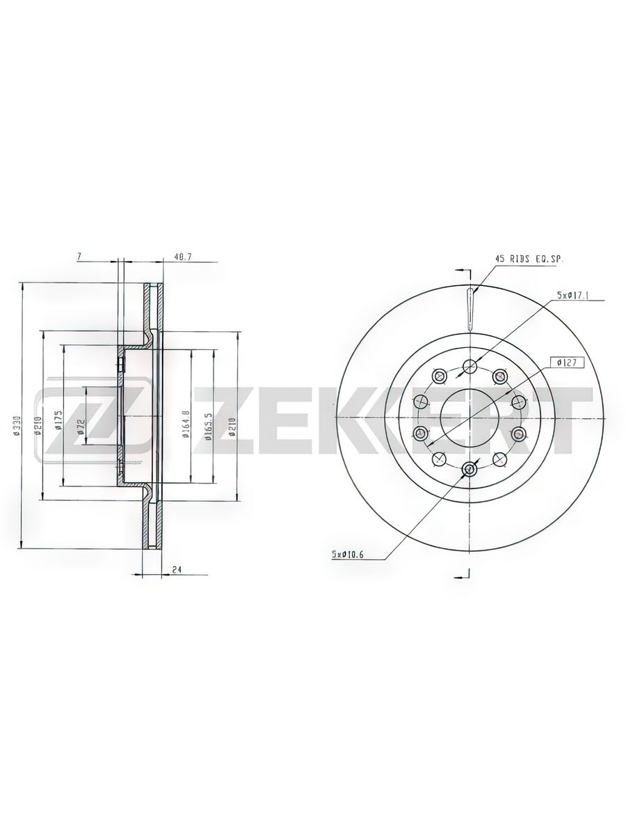 Bs5170 Zekkert. 34116794429 BMW. Тормозной диск NIBK rn1554. Zekkert тормозные диски.