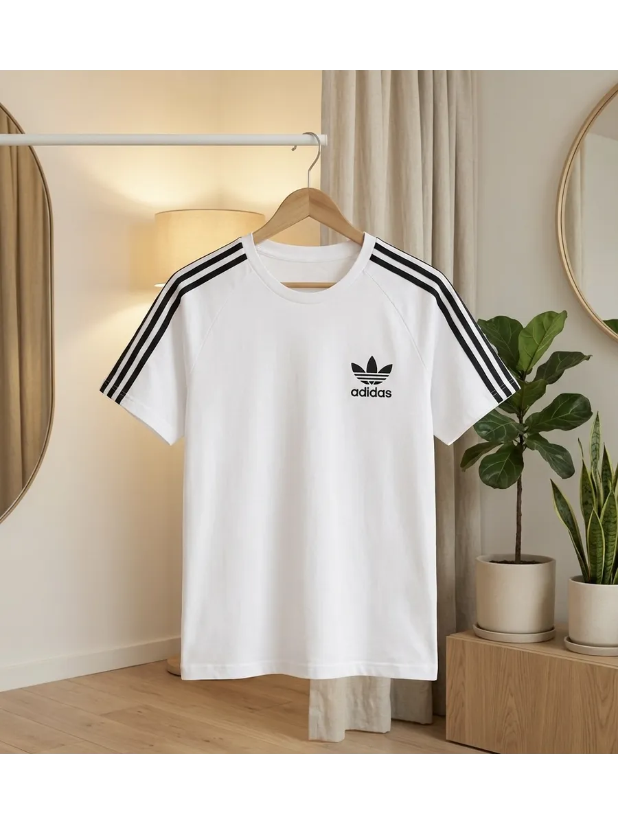 Футболка с принтом adidas