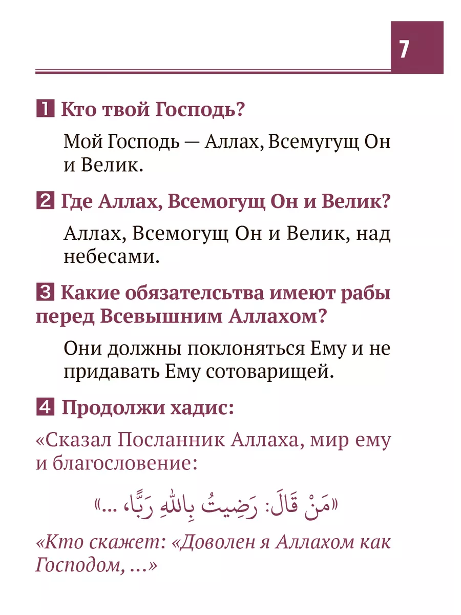 Исламские вопросы и ответы для детей Badr 196799699 купить в  интернет-магазине Wildberries