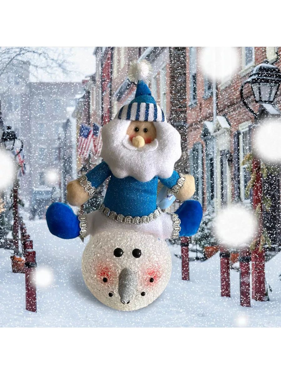 Снеговик из лампочки - 33 фото