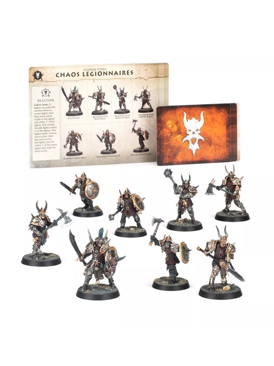 Warcry: Chaos Legionaires на английском языке Games Workshop 196838526  купить в интернет-магазине Wildberries