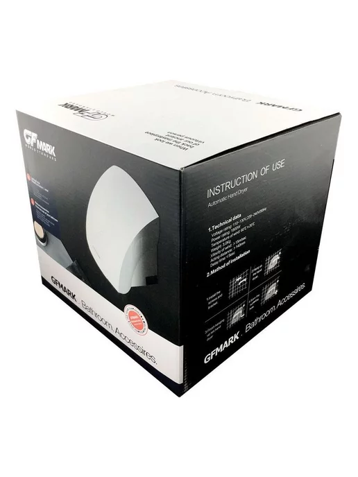 Gfmark - Сушилка для рук, цвет белый 1800W, КЛАССИКА, 1800 Вт, фото 7