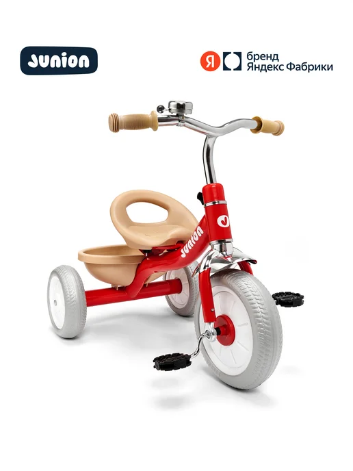 Junion Трехколесный велосипед Indi, красный, красный