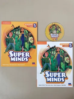 Super Minds 5 2nd Edition Student's book + Workbook+Диск Cambridge