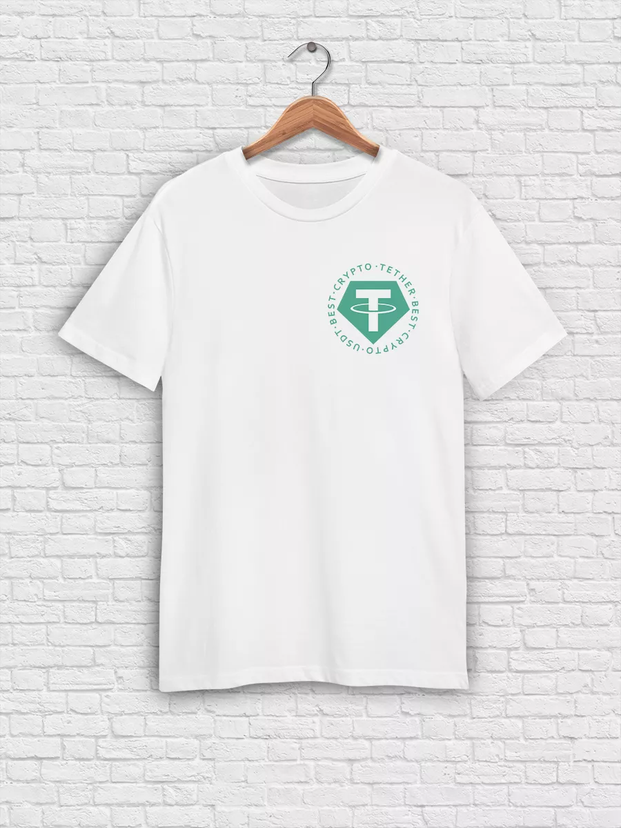 USDT Bitcoin Футболка Биткоин Эфириум Crypto Криптовалюта Printech  196876221 купить за 1288 сом в интернет-магазине Wildberries
