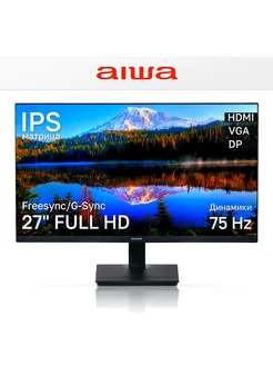 27" Монитор MF2705-B Black, IPS, 1920x1080, 75Hz Aiwa 196879336 купить за 8 649 ₽ в интернет-магазине Wildberries