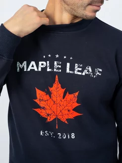 Свитшот утепленый оверсайз Maple Leaf 196915451 купить за 960 ₽ в интернет-магазине Wildberries