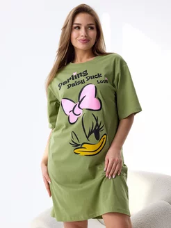 Туника домашняя платье женское футболка больших размеров DAIR 196922150 купить за 663 ₽ в интернет-магазине Wildberries