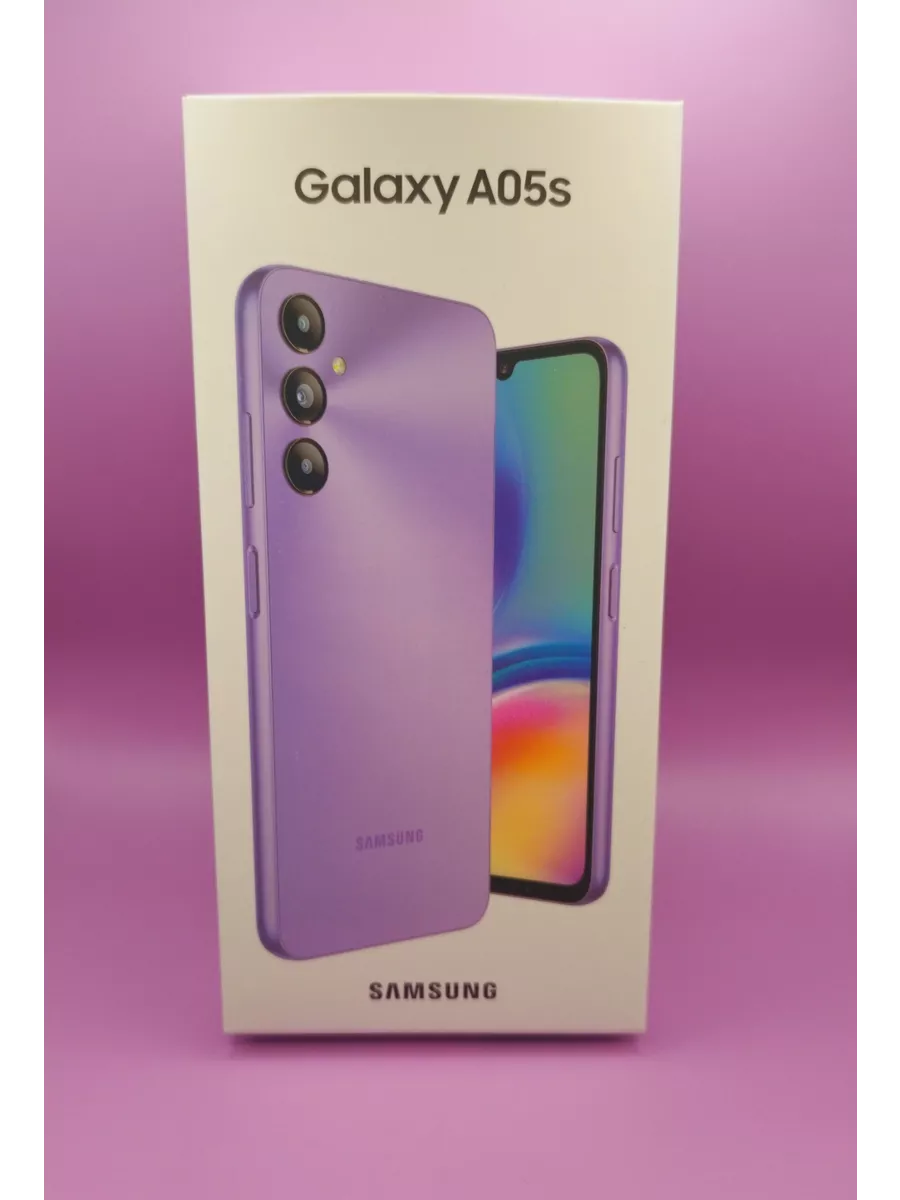 Смартфон Samsung Galaxy A05s 4/128 ГБ, фиолетовый Samsung 196926032 купить  за 12 656 ₽ в интернет-магазине Wildberries