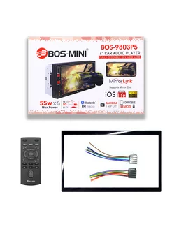 Автомагнитола 2 din с Bluetooth и USB Bos-mini 196953093 купить за 2 472 ₽ в интернет-магазине Wildberries