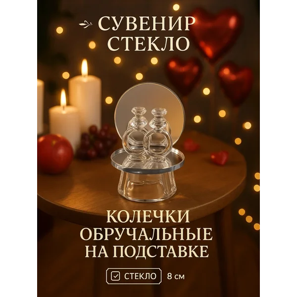 Сувенир Колечки на подставке