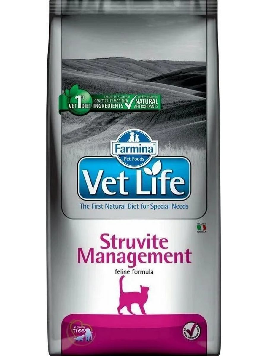 Vet life отзывы для кошек. Vet Life Struvite корм для кошек. Vet Life для кошек. Farmina vet Life Cat Struvite при мкб 2кг.