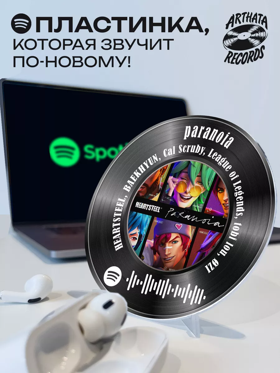 Постер Heartsteel, брелок спотифай Heartsteel - paranoia Arthata-Records  197070436 купить за 595 ₽ в интернет-магазине Wildberries