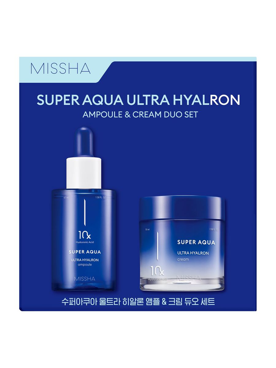 Увлажняющий  тоник-эссенция Missha super Aqua Ultra Hyalron Skin Essence.