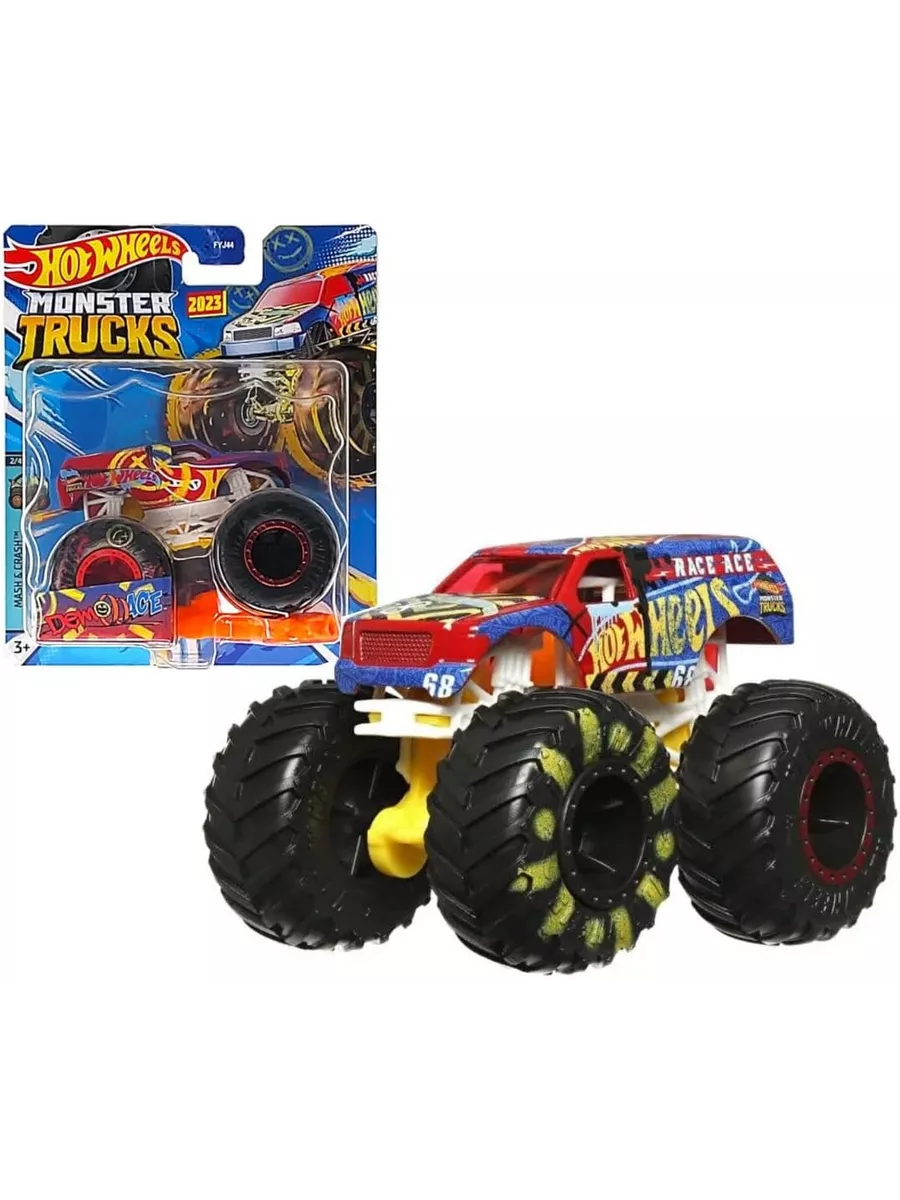 Машинка Monster Trucks Demo Ace HLT05 Hot Wheels 197098123 купить за 2 136  ₽ в интернет-магазине Wildberries