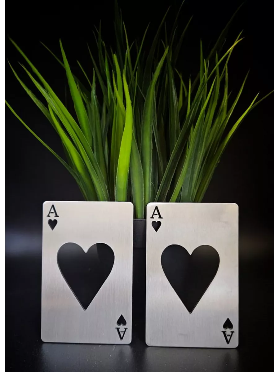 Открывалка для бутылки, Туз червей, 8.5 см