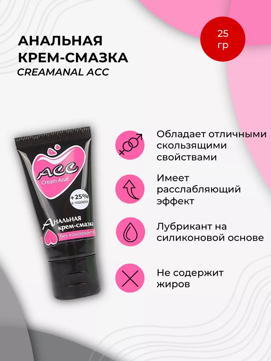 Биоритм, Россия Крем-смазка CreamAnal Аcc - 25 г