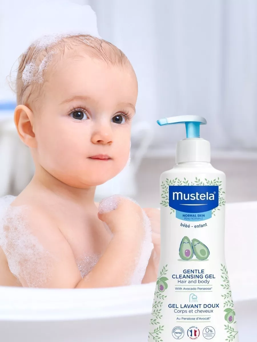 MUSTELA гель д/детей для мытья питательный с кольд-кремом 300мл Laboratoires Expanscience/Франция