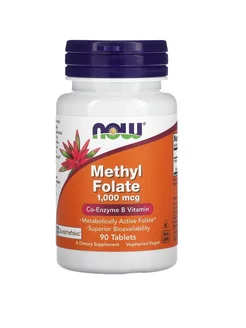 NOW Methyl Folate (Метилфолат) 1000 mcg, 90 табл NOW FOODS 197267925 купить за 1 788 ₽ в интернет-магазине Wildberries