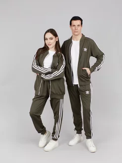 Костюм спортивный Adidas брючный с худи на молнии парный adidas 197279071 купить за 5 739 ₽ в интернет-магазине Wildberries