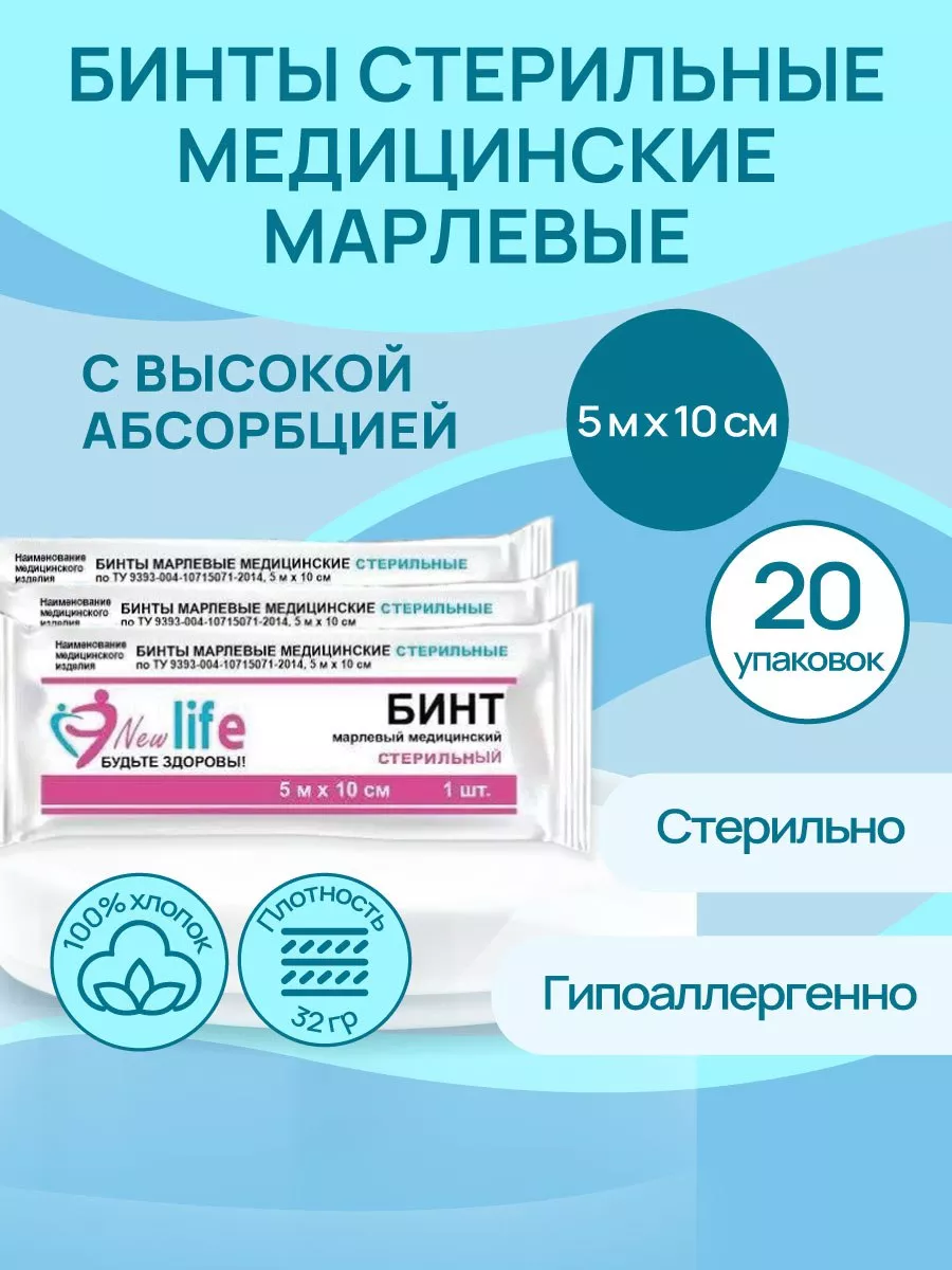 Бинт медицинский...