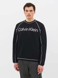 Свитшот оверсайз с принтом Calvin Klein 197294326 купить за 4 889 ₽ в интернет-магазине Wildberries