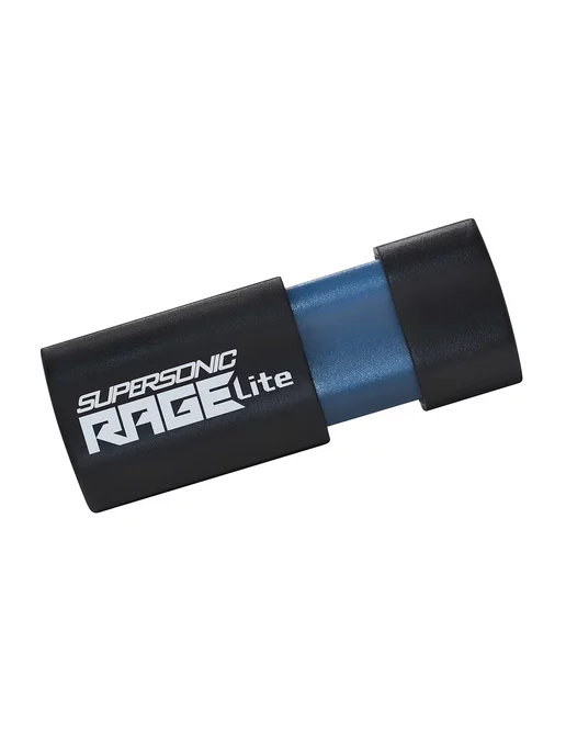 PATRIOT Флешка USB, Rage Lite, PEF128GRLB32U, 128GB Чёрный