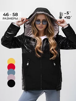 Куртка демисезонная с капюшоном легкая Outer Chic 197396615 купить за 5 169 ₽ в интернет-магазине Wildberries