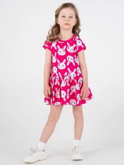 Повседневное летнее хлопковое нарядное платье Детский трикотаж RONDA 197402239 купить за 435 ₽ в интернет-магазине Wildberries