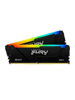 Комплект модулей памяти Fury Beast RGB, KF432C16BB2AK2 16 Kingston 197500489 купить за 7 064 ₽ в интернет-магазине Wildberries