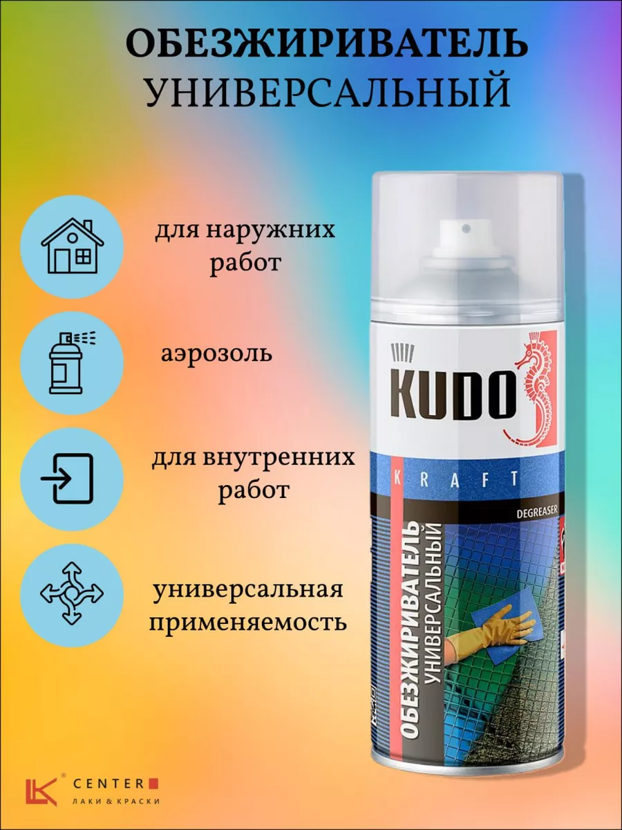 Обезжириватель универсальный KUDO, 520 мл