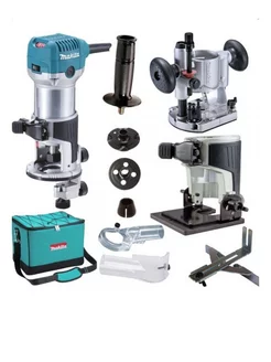 Фрезер кромочный Makita RT0700CX2 (710Вт, 6/8мм, ход 35мм) Makita 197561901 купить за 21 414 ₽ в интернет-магазине Wildberries