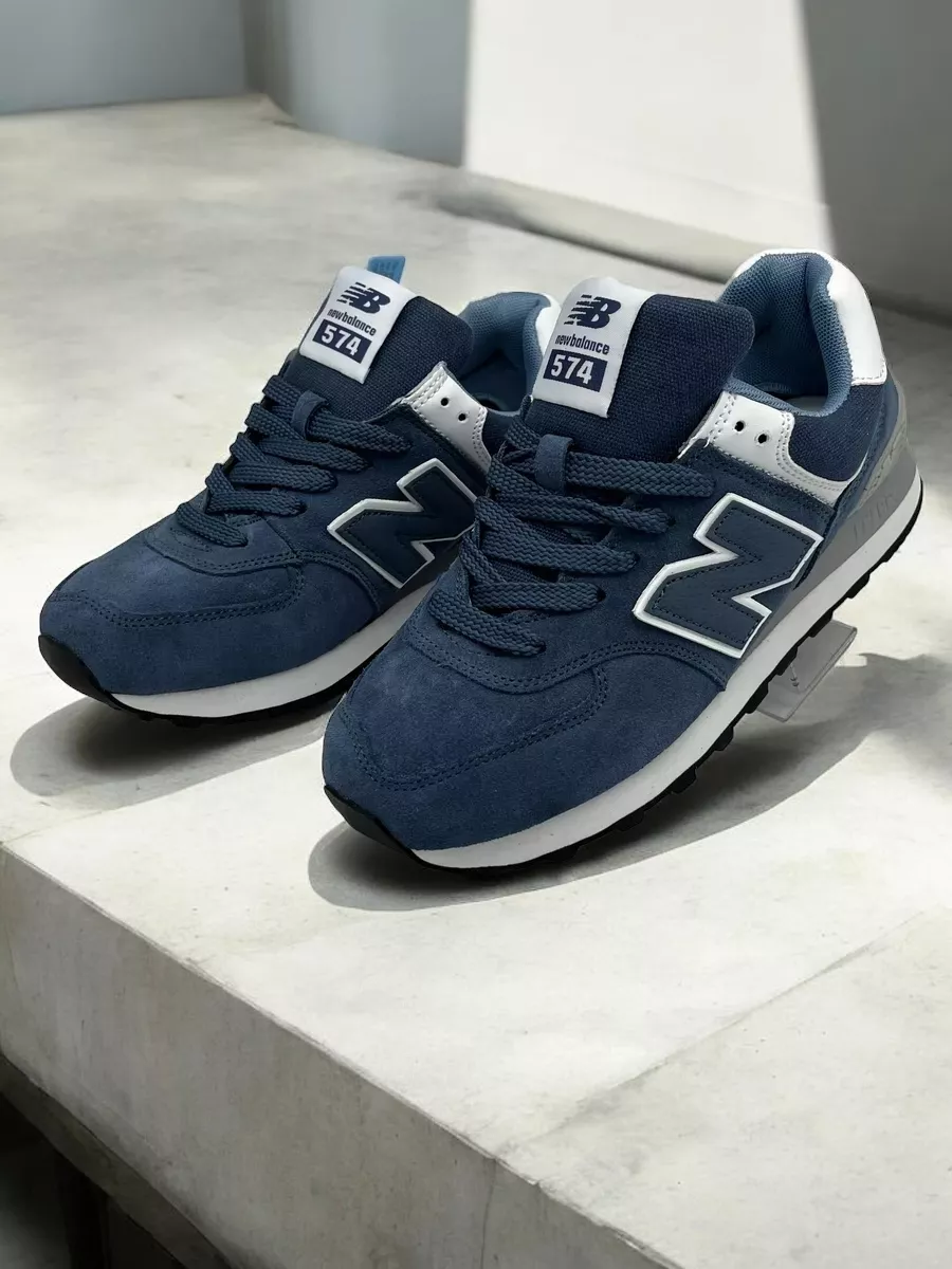 New balance 574 herren navy on sale