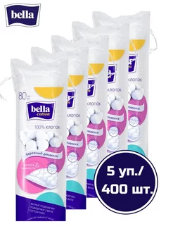 Ватные диски cotton 80 шт х 5 уп Bella 197598879 купить за 341 ₽ в интернет-магазине Wildberries