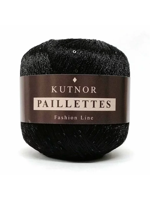 Kutnor Пряжа Paillettes, 1 моток, 50гр, 360м. Цвет 49