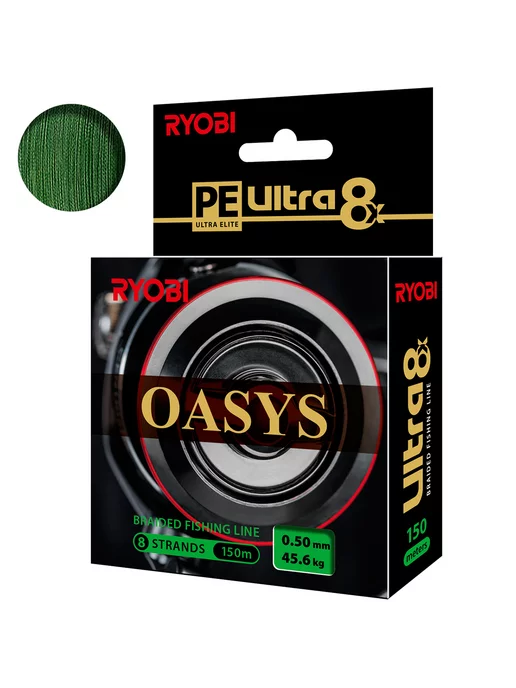 Ryobi Плетеный шнур для рыбалки Oasys 0.50mm 150m, вариант, фото 5