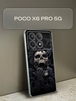 Чехол на Poco X6 PRO 5G Поко Х6 Про 5G с рисунком Xiaomi 197636020 купить за 389 ₽ в интернет-магазине Wildberries