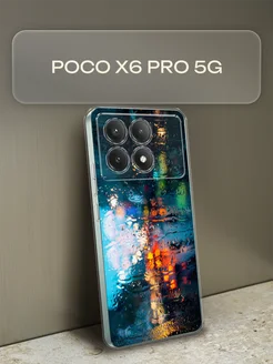 Чехол на Poco X6 PRO 5G Поко Х6 Про 5G с рисунком Xiaomi 197636037 купить за 389 ₽ в интернет-магазине Wildberries