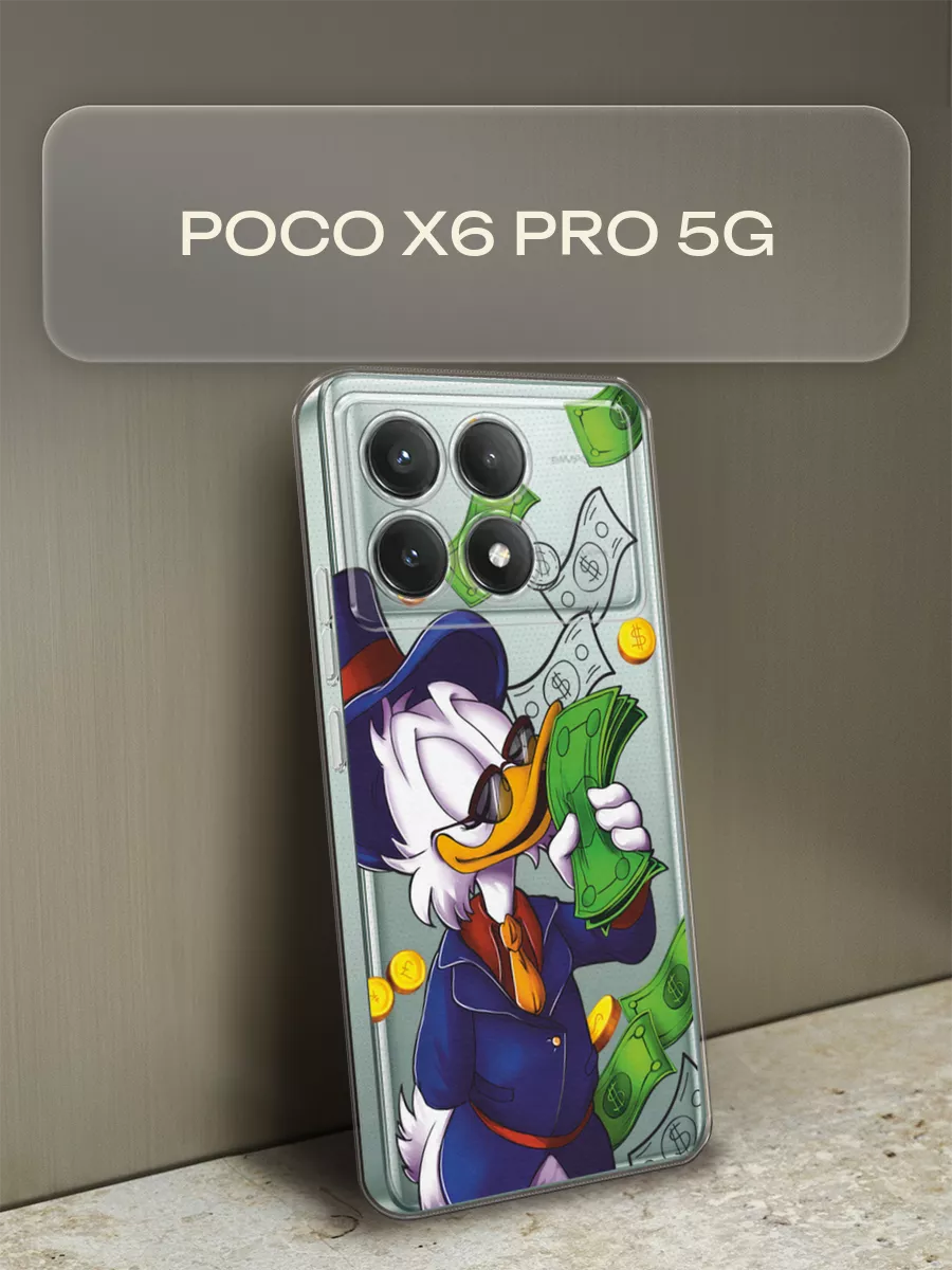 Чехол на Poco X6 PRO 5G Поко Х6 Про 5G с рисунком Xiaomi 197636153 купить за 449 ₽ в интернет-магазине Wildberries