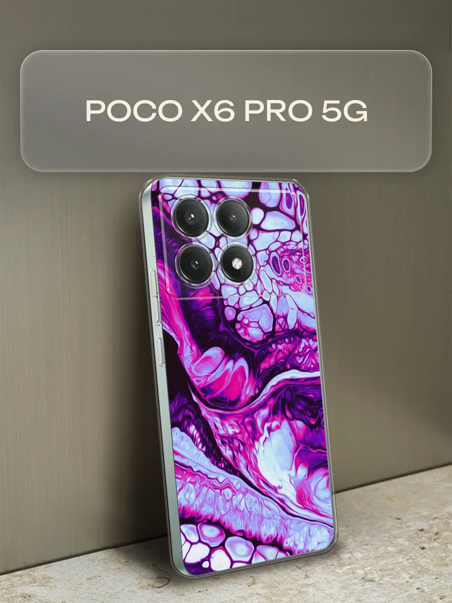 Чехол на Poco X6 PRO 5G Поко Х6 Про 5G с рисунком Xiaomi 197636175 купить за 449 ₽ в интернет-магазине Wildberries