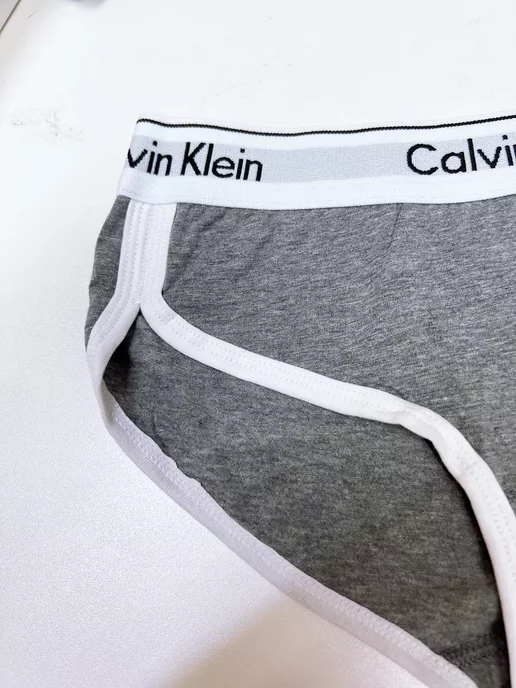 Ira beautiful Трусы женские набор Calvin Klien в подарочной коробочке, синий, фото 4
