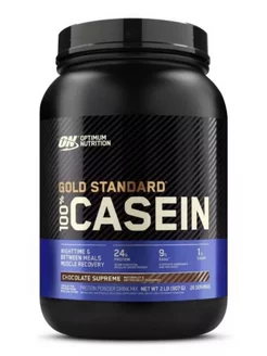 ON Gold Standard Casein Казеин Chocolate Supreme, 2 lb Optimum Nutrition 197650420 купить за 6 752 ₽ в интернет-магазине Wildberries