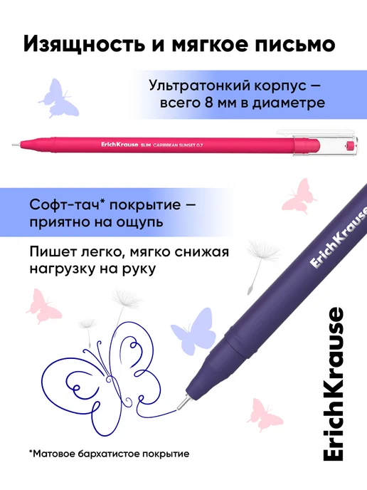 ErichKrause Ручки шариковые синие, 12 штук, синий, фото 2