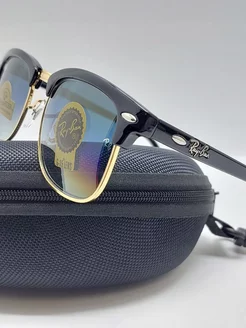 солнцезащитные очки 3016 Clubmaster Ray ban 197692929 купить за 1 444 ₽ в интернет-магазине Wildberries