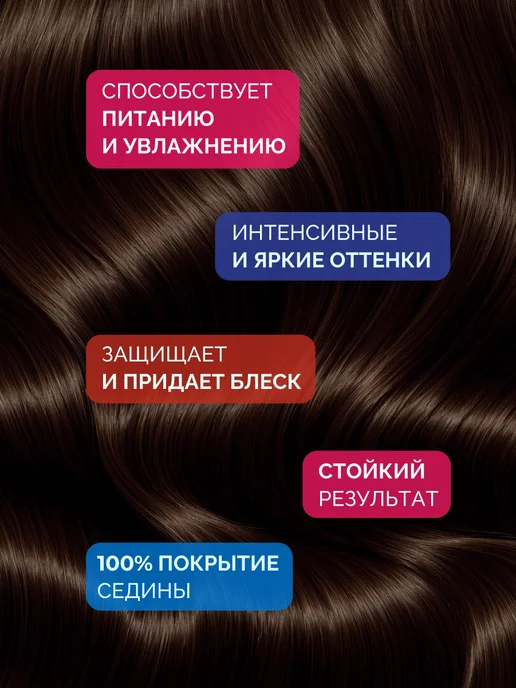 Ollin Professional Краска для волос Ollin Color 5.0 с окислителем 1,5%, 3%, коричневый, фото 2