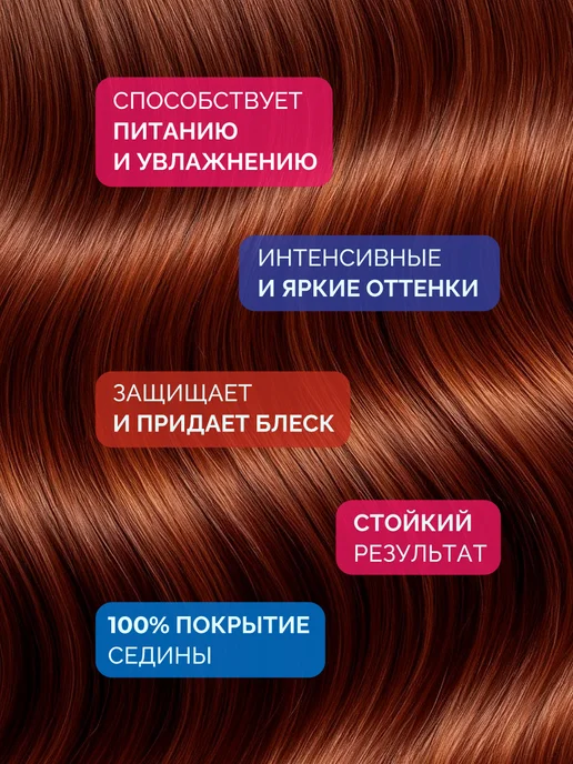 Ollin Professional Краска для волос Ollin Color 7.4 с окислителем 3%, 3%, фото 2