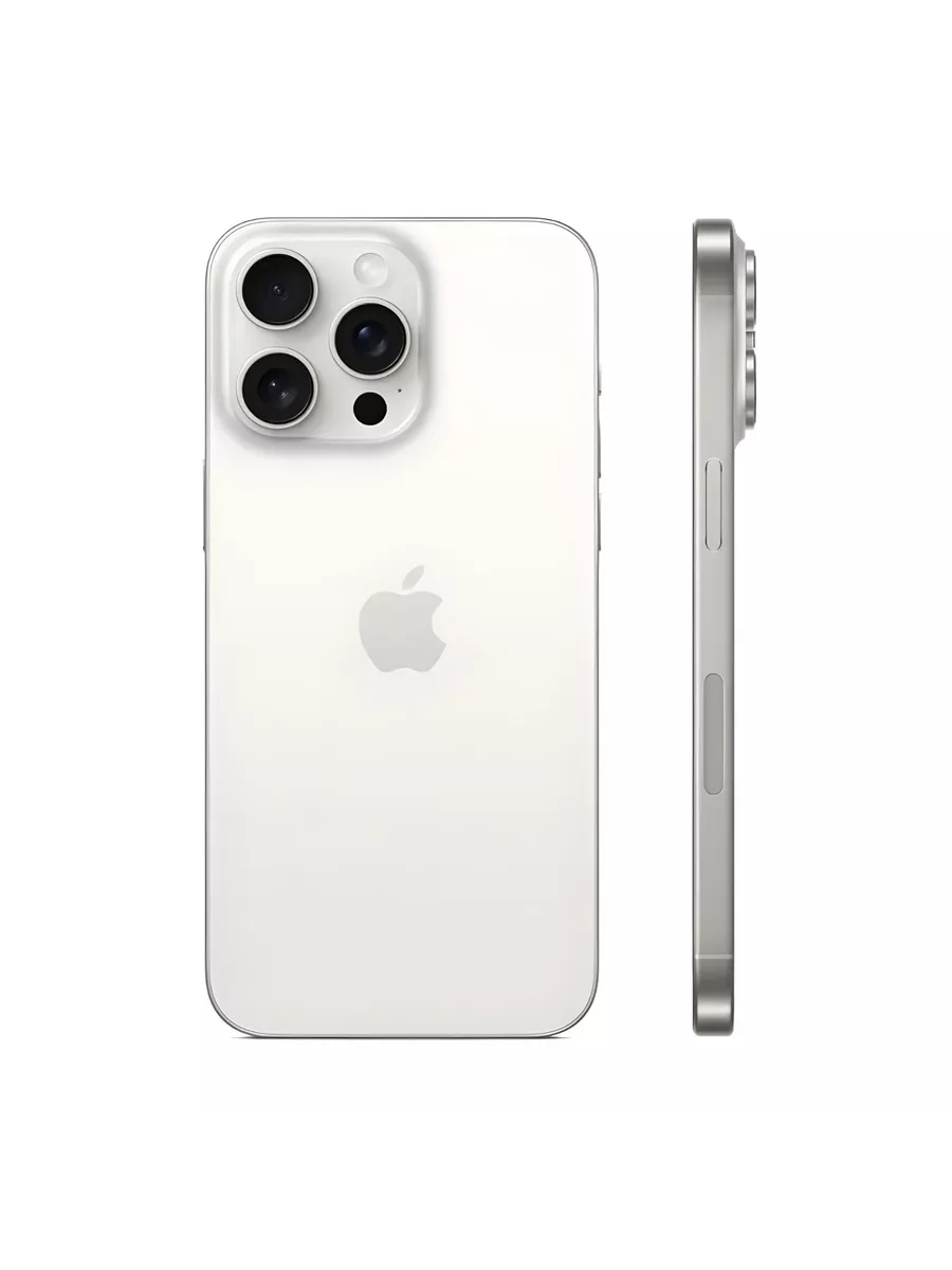 Смартфон iPhone 15 Pro Max 256 ГБ White Titanium Apple 197700689 купить за  112 896 ₽ в интернет-магазине Wildberries