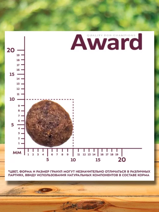 Сухой корм AWARD для собак, мелкие, ягненок, 1,5 кг, фото 5