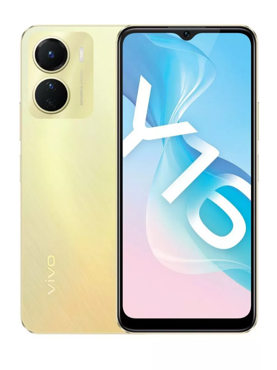 Смартфон Виво Y16 32ГБ золотистый VIVO 197795130 купить за 9 912 ₽ в  интернет-магазине Wildberries