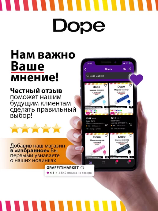 Dope Спиртовая заправка для маркеров и сквизеров розовая 200мл, 200 мл, фото 7